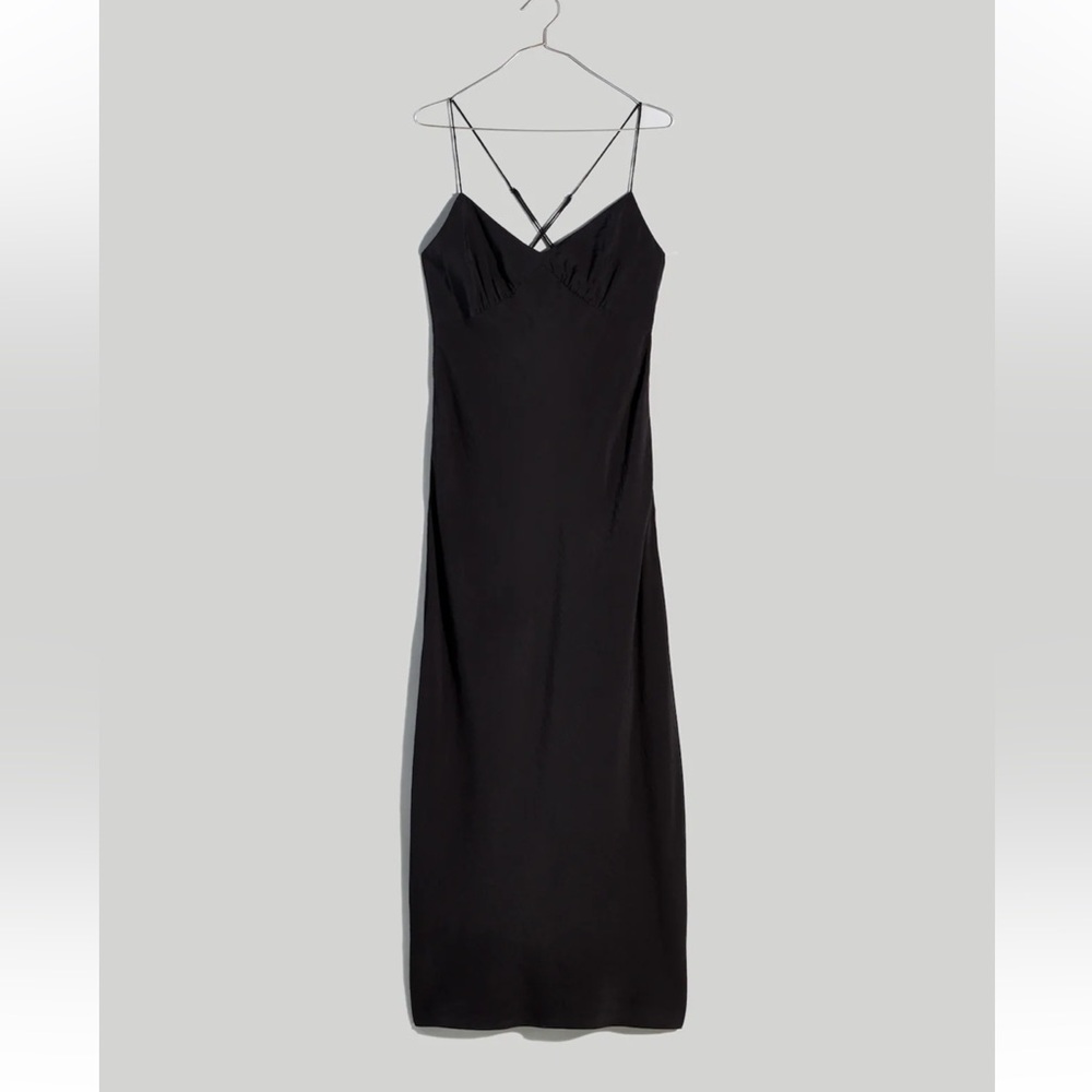 Madewell Black Midi Dress